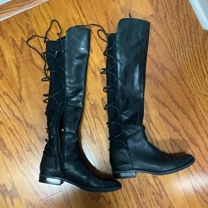 Vince CAMUTO Black knee high boots